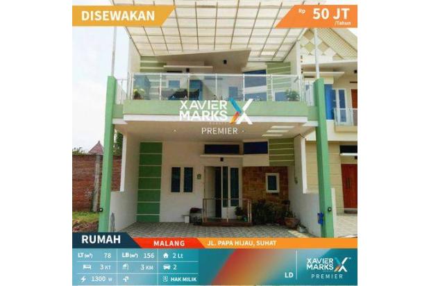 Rumah Minimalis di Jalan Papa Hijau Suhat Malang Strategis 