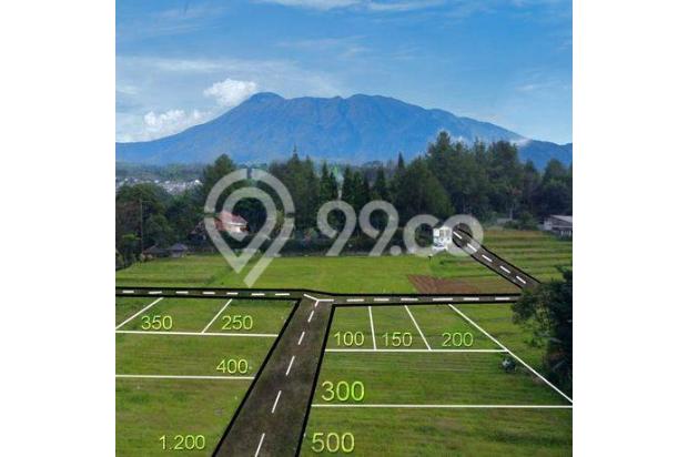 Sebidang Tanah SHM View Pegunungan dekat Jalan Daya