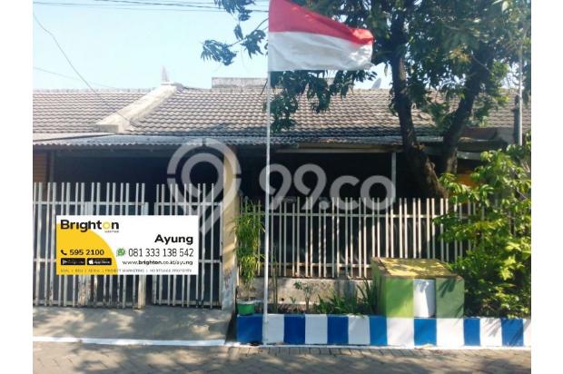 Rumah  Kepuh Permai Tropodo Waru Sidoarjo Row Jalan Lebar