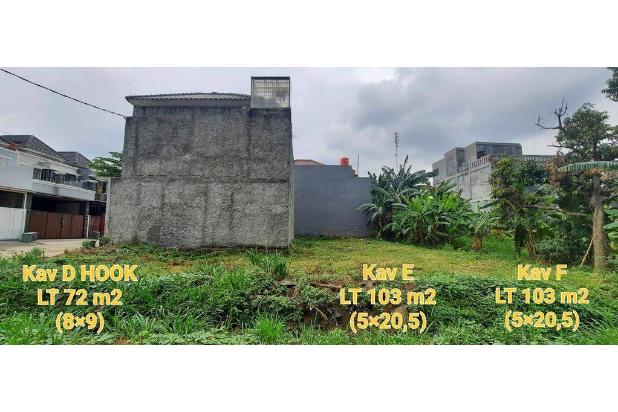 Dijual tanah kavling dalam komplek Jatiluhur jati asih Bekasi Selatan 