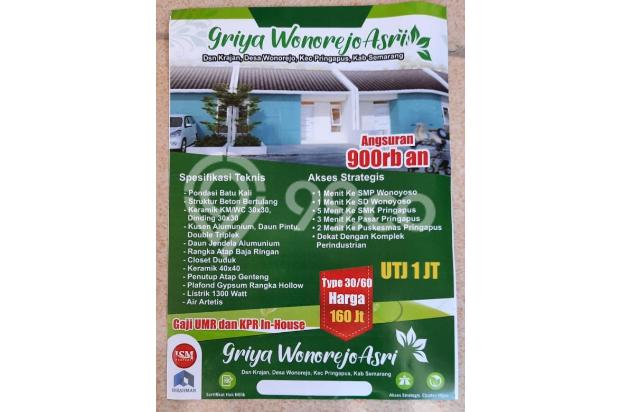 Wonorejo Pringapus Hanya 160jt Dekat Kawasan Industri