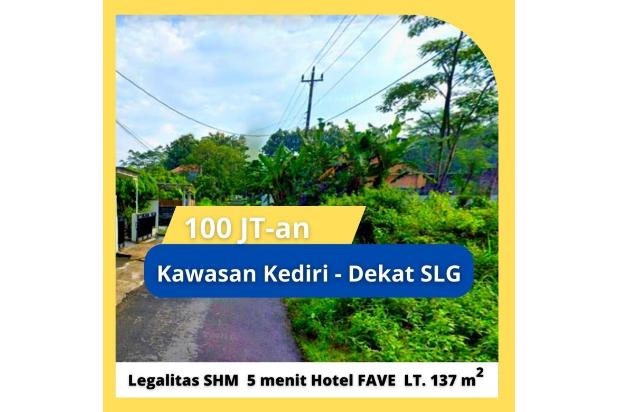 Tanah Kavling 132m2 Timur Hotel Fave Legalitas Aman