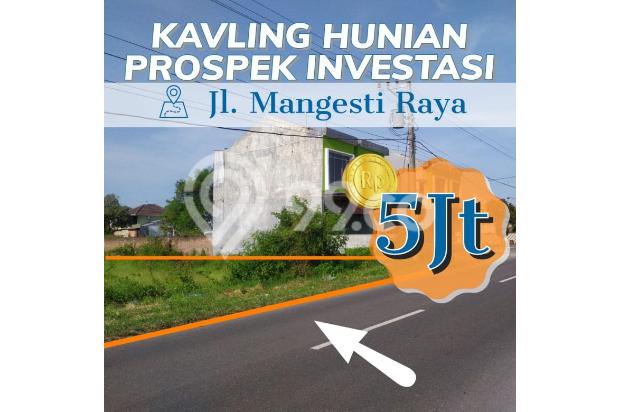 KAVLING GETAN LOKASI PINGGIR JALAN RAYA