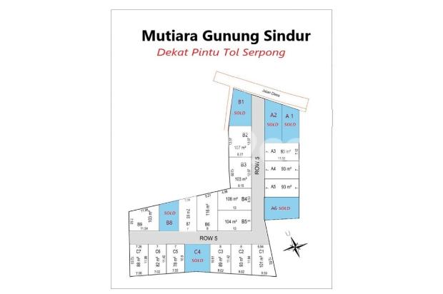 Kapling Murah Dekat Pasar Parung; Bayar 12x No Bunga Free SHM