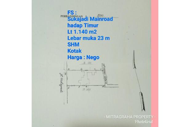 mainroad !!! lokasi PRIME di sukajadi , mainroad
