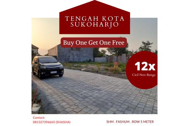 tanah rumah nyaman luasan standard perumahan:  cicil suka-suka