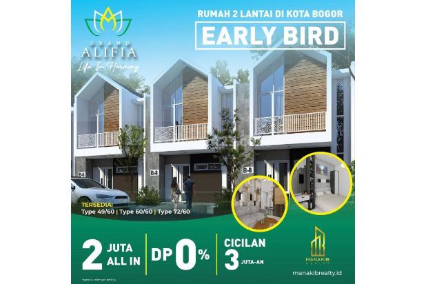 info Grand Alifia Cluster di Manakib City Bogor Tanpa Dp