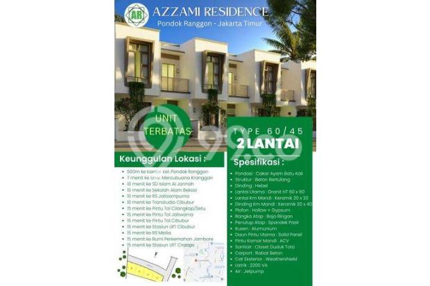 Rumah murah 2 lantai deket mall transmart cibubur/tol cibubur 