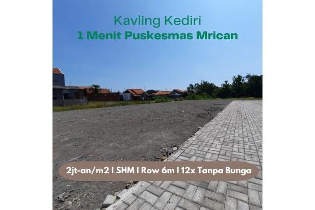 Tanah Kediri: 2 jt an/m2,  6 Menit UB  Bunga 0%