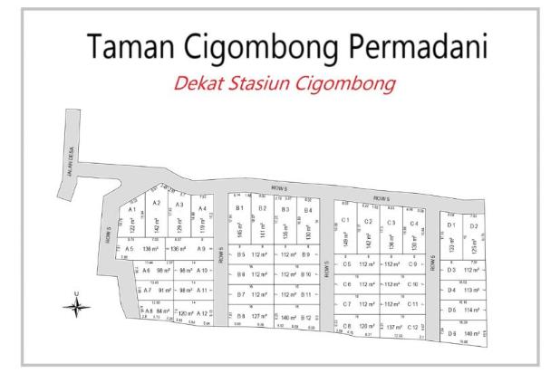 Tanah Bogor Dekat Pintu Tol Bocimi; Hanya 1 Jt-an/Meter