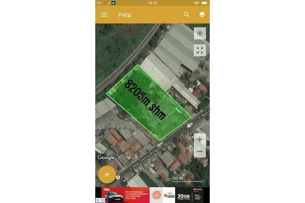 Tanah Komersial 8205m, 1 km exit tol sadang purwakarta