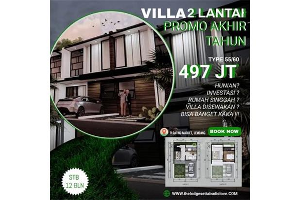 Rumah villa baru The Lodge Setiabudi Clove Lembang Bandung