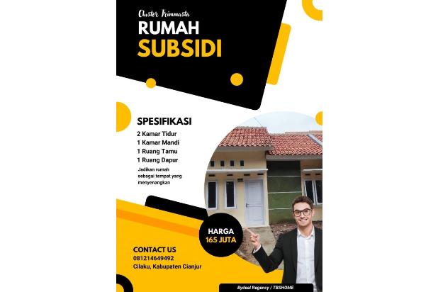 DIJUAL RUMAH SUBSIDI DI PUSAT KOTA HANYA DENGAN MEMBAYAR NUP 1
