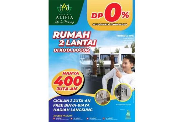 Grand Alifia KPR Rumah Dua Lantai Promo tanpa DP #hijrah