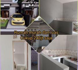 Rumah murah dan luas di timur puskesmas Polokarto