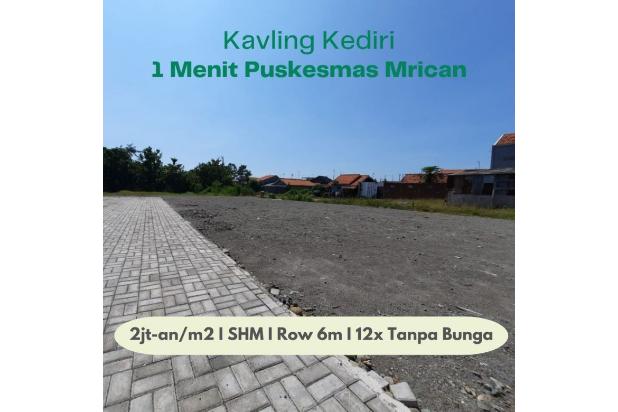 Tanah Cluster Kediri: Hanya 200 jt-an,  Pusat Kota Bunga 0%