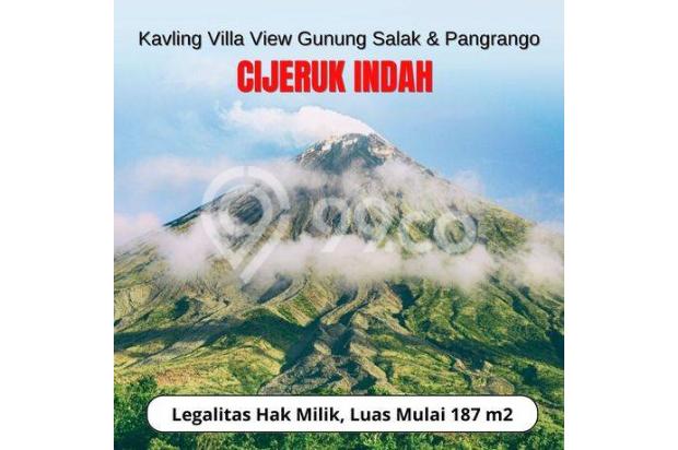 Kavling Villa, View Gunung Salak Terima Shm Unit Harga 1 Jt An M2