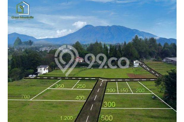 Tanah murah view pegunungan di puncak bogor SHM