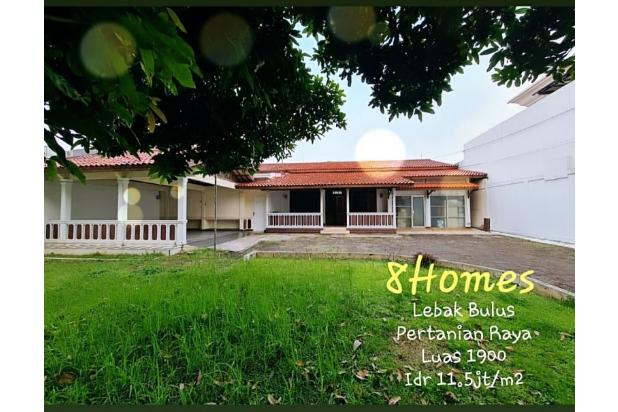 Rumah Hitung Tanah Luas 1900 Pertanian Raya Lebak Bulus