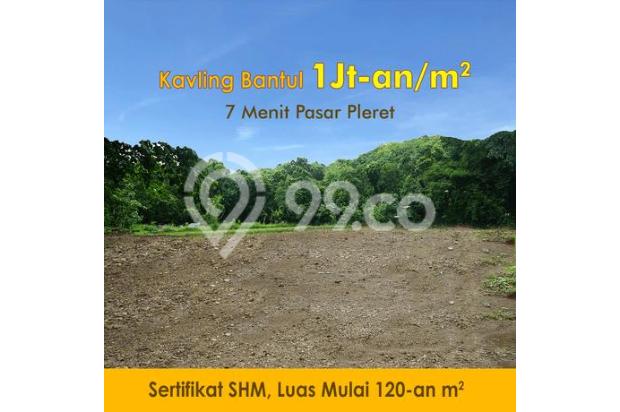 Kavling Tanah Bantul 900rb M2. 7 Menit Rs Permata Husada