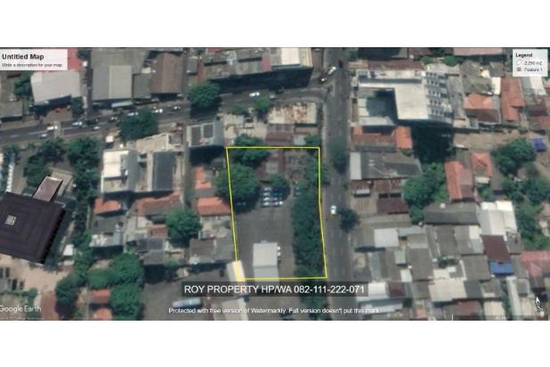 Tanah Ciputat Kebayoran Lama Jaksel 2.290 m2 Premium Area