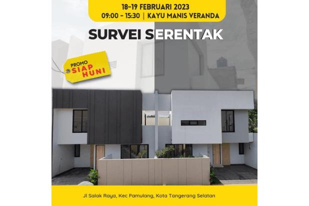 Rumah siap huni di Tangerang selatan Tanpa biaya