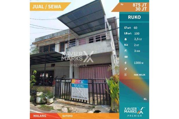 Ruko Siap Pakai Bagus Terawat Dekat Jalan Utama Sutoyo
