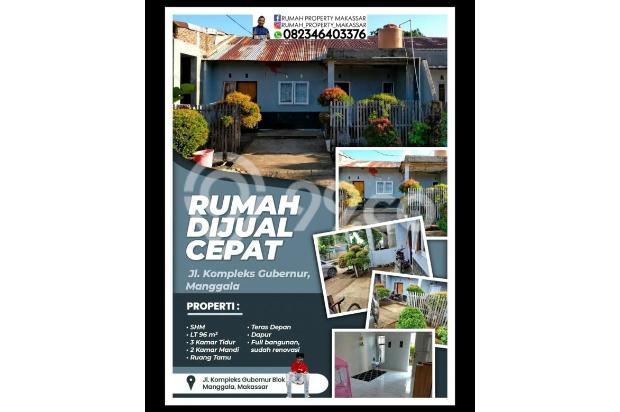 Rmh Komp Gubernuran Daya 3 Kmr 2 WC LT 96 SHM Full Bangunan