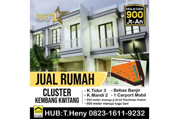 Rumah Cluster Kembang Kwitang, Siap Huni!