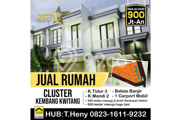 Rumah Cluster Kembang Kwitang, Siap Huni!