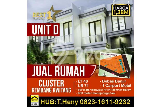 Rumah Cluster Kembang Kwitang, Siap Huni!