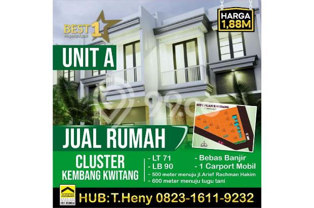 Rumah Cluster Kembang Kwitang, Siap Huni!