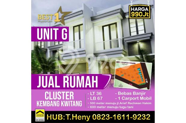 Rumah Cluster Kembang Kwitang, Siap Huni!