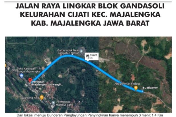 Dijual Murah Tanah Lingkar Majalengka Cijati Gandadoli