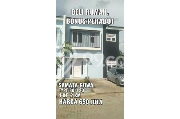 Rumah di Makassar, SAMATA. Type 80/120 kpr DP 15% angs 5 jtan
