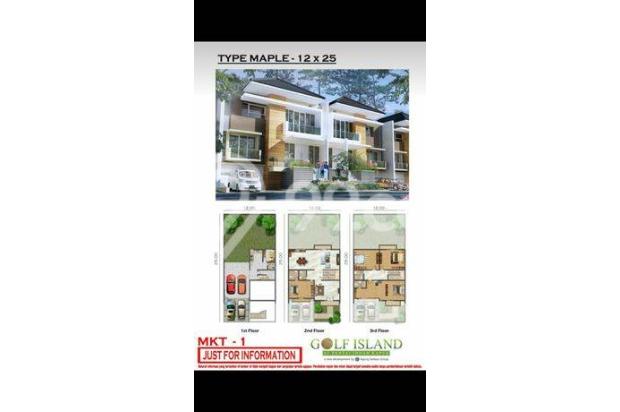Rumah Golf Island Uk 12x25 Maple 3 Lantai