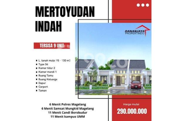 Rumah Kavling Mertoyudan Indah 100 Meter Dari Jalan Pattimura