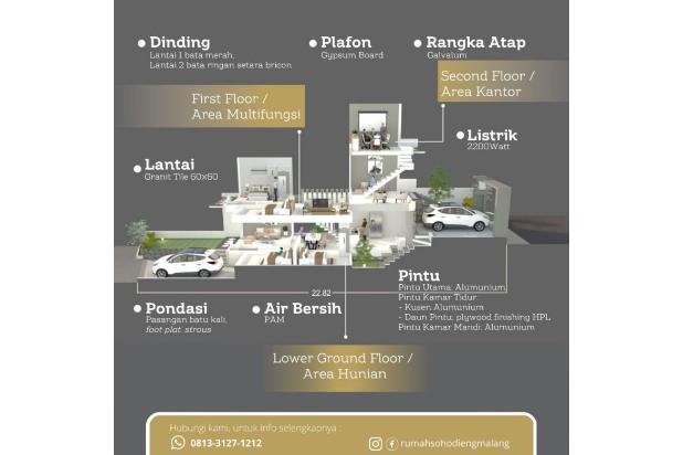 Jual Rumah Kawasan Kampus UB II Mewah Elit