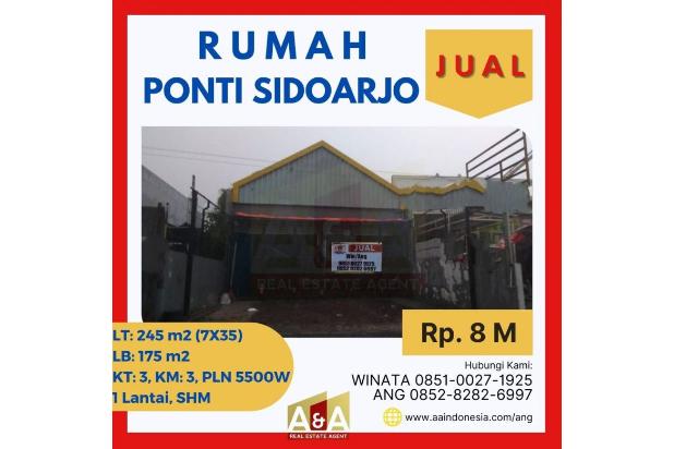 Rumah 0 Jalan Ponti Sidoarjo Strategis
