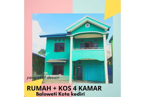 Kos dan Rumah Balowerti Kota Kediri Luas 179 m2 6 kamar Tidur