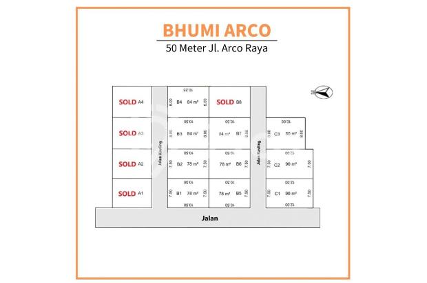 Tanah Bogor Dekat Jalan Arco Raya, Legalitas SHM