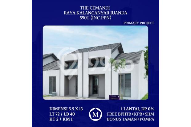 Rumah the cemandi raya kalanganyar juanda free biaya ppn
