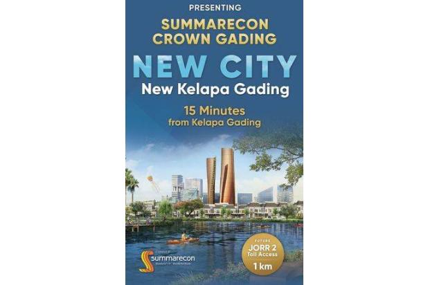 Perdana Summarecon Crown Gading Scg Rumah 2lt Lebar 5 Harga 1 Milyar An
