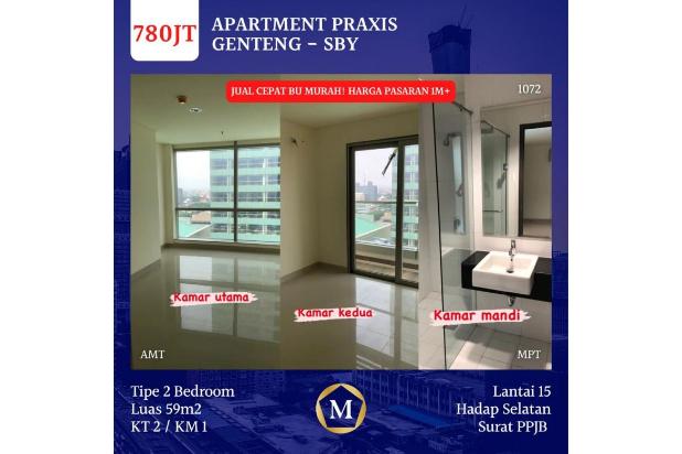Apartemen praxis genteng surabaya pusat siap huni jual cepat