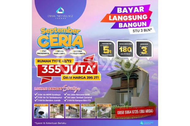 Rumah Sidoarjo Area Sedati Kalanganyar 355 Juta ,DVJ 1