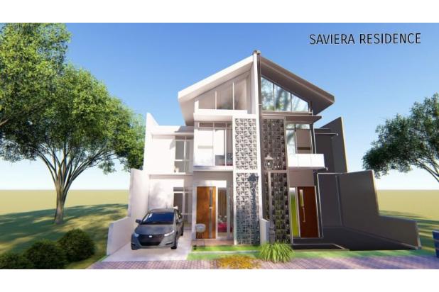 rumah 2 lantai desain modern islami di Tasik madu kota malang1