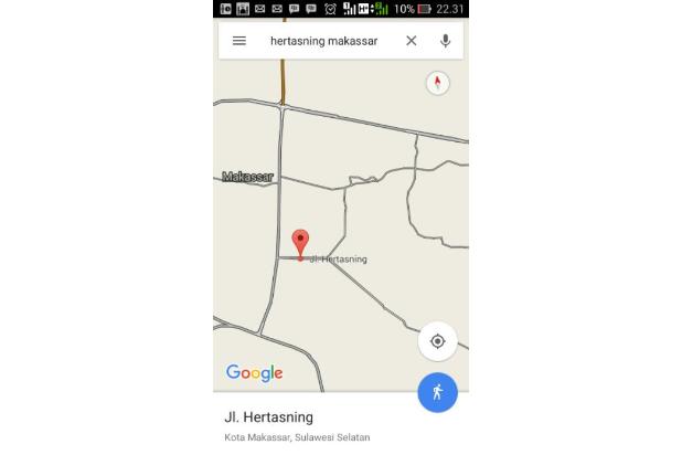 Tanah+Rmh Hertasning 200 Meter 
Dari Pettarani, Luas 1.225 Met