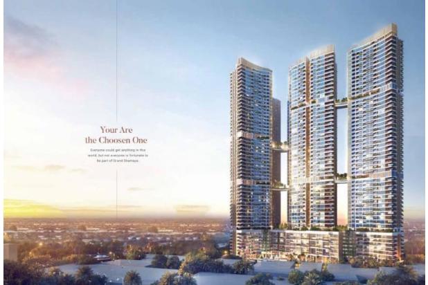 Luxury 2BR Apartment Grand Shamaya Posisi 3 Lantai dari Pentho