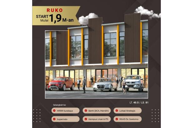 Ruko Royal Dharmahusada Selangkah ke Bank, Kampus dan Merr