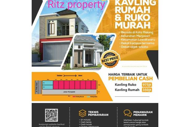 Rumah baru siap huni di perumahan Joyoagung Malang